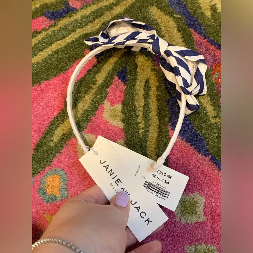 NWT JANIE AND JACK STRIPED HEADBAND